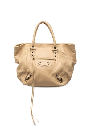 Balenciaga Pre-Owned 2005 Lambskin Motocross Classic Sunday tote bag - Neutrals
