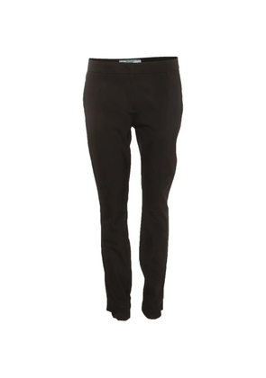 Prada Pre-Owned zip-detail trousers - Black