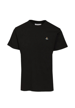 Vivienne Westwood Orb-embroidered T-shirt - Black