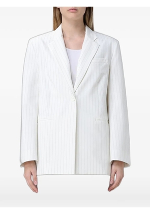 MeimeiJ pinstripe single-breasted blazer - White