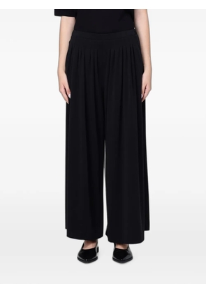Max Mara pleated wide-leg trousers - Black