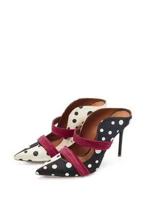 Malone Souliers Maureen polka-dot heeled mules - Black