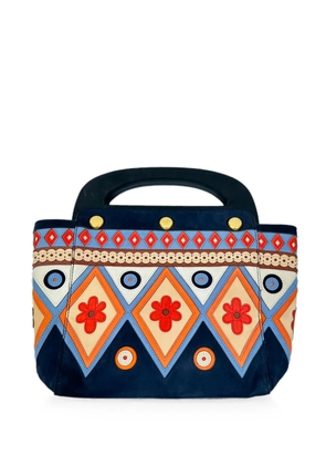 Tory Burch 2017 Appliqué Bermuda tote bag - Blue