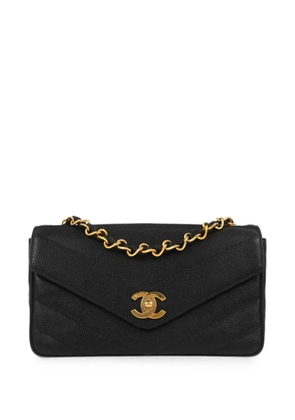 CHANEL Pre-Owned 1995 CC turn-lock shoulder bag - Black