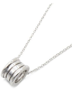 Bvlgari Pre-Owned 2010s B-zero1 engraved-logo necklace - Silver