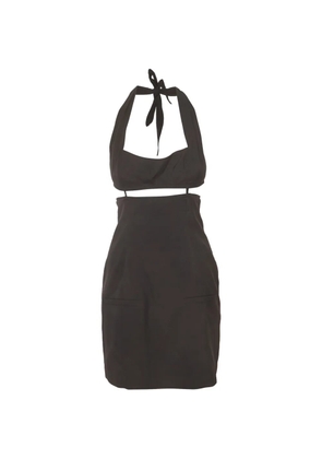 Jacquemus Pre-Owned La robe Limao backless dress - Brown