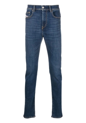 Diesel logo-patch skinny jeans - Blue