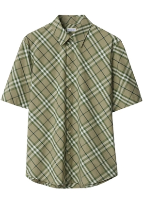 Burberry Check Cotton shirt - Green