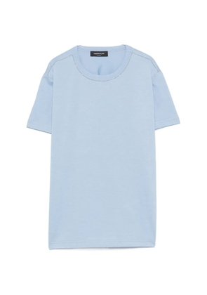Fabiana Filippi bead-trim crew-neck T-shirt - Blue