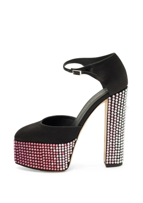 Giuseppe Zanotti Vintage Bebe crystal platform pumps - Black