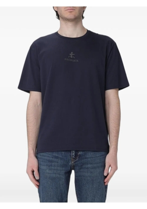 Premiata logo-print cotton T-shirt - Blue