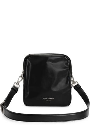 Dolce & Gabbana zip-pocket shoulder bag - Black