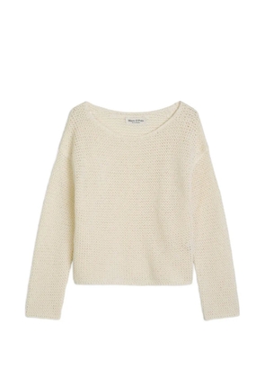 Marc O'Polo open-knit long-sleeve sweatshirt - Neutrals