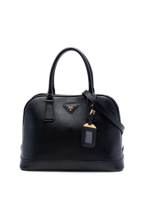 Prada Pre-Owned 2013-2026 Medium Saffiano Lux Open Promenade satchel - Black