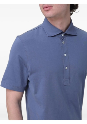 Brunello Cucinelli cotton-jersey polo shirt - Blue