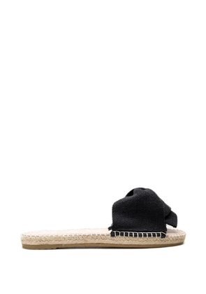 Manebi knotted-strap sandals - Black