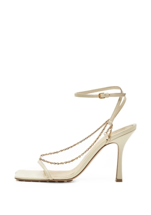 Bottega Veneta Pre-Owned chain ankle-strap sandals - Neutrals