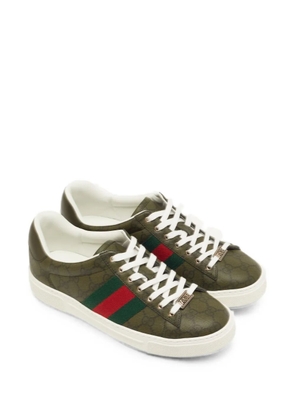 Gucci Pre-Owned Ace GG Supreme sneakers - Green