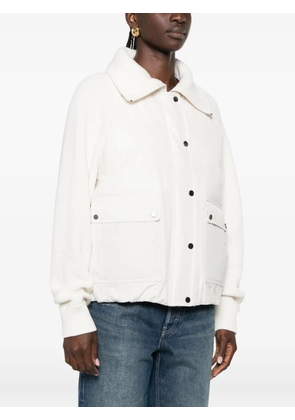 Brunello Cucinelli long-sleeve quilted jacket - White