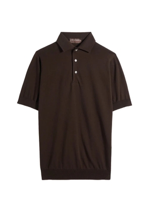 Filippo De Laurentiis short-sleeve polo shirt - Brown