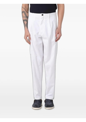 Giorgio Armani stretch-cotton cargo pants - White