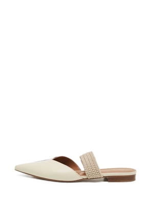 Malone Souliers Maisie rope detailing flat mules - Neutrals