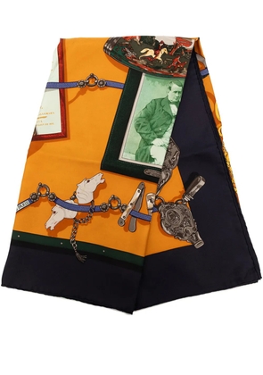 Hermès Pre-Owned 1980-2000 Memoire d Hermes Silk Scarf 90 scarves - Orange