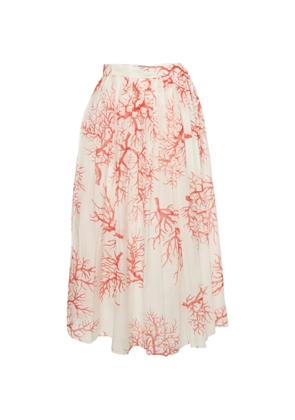 Valentino Garavani Pre-Owned pleated-design skirt - White