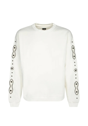 Htc Los Angeles stud-embellished sweatshirt - Neutrals