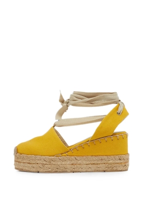 Ralph Lauren Collection ankle-strap wedge sandals - Yellow