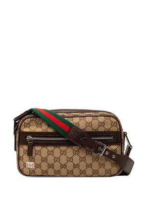 Gucci Pre-Owned 2000-2015 GG Canvas Web Pop shoulder bag - Neutrals