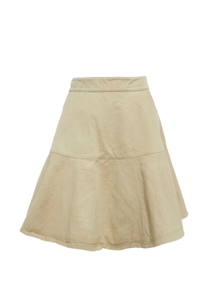 Christian Dior Pre-Owned flared mini skirt - Neutrals