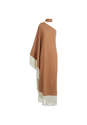 Taller Marmo Andes fringe-trimmed maxi dress - Brown