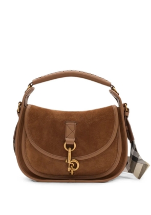 Burberry small B-clip cross body bag - Brown