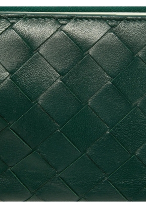 Bottega Veneta Pre-Owned Intrecciato bifold wallet - Green