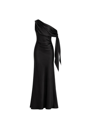 The Sei asymmetric draped gown - Black