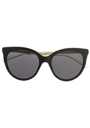 Gucci Eyewear logo-print cat-eye sunglasses - Black