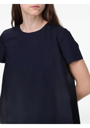 MeimeiJ bubble-hem short-sleeve mini dress - Blue