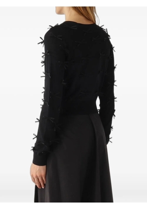 MeimeiJ bow-embellished cardigan - Black