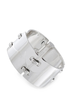 Hermès Pre-Owned diamond cuff bracelet - Silver