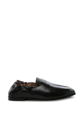 Givenchy logo-embossed elasticated-heel loafers - Black
