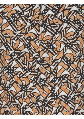 Burberry Pre-Owned monogram-print leggings - Neutrals
