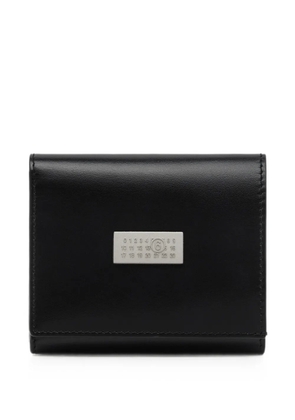 MM6 Maison Margiela leather tri-fold wallet - Black