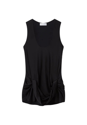 Stella McCartney draped knot-detail top - Black
