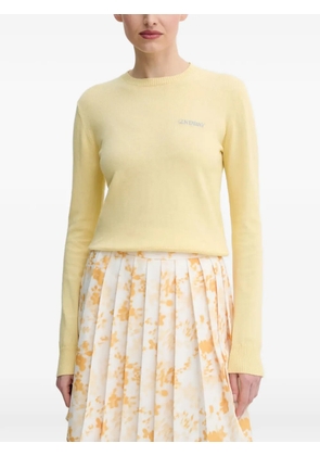2nd Day logo-embroidered sweater - Yellow