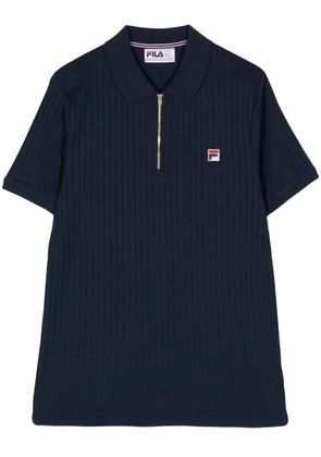 Fila ribbed cotton polo shirt - Blue