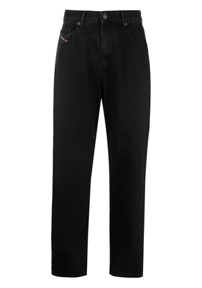 Diesel cropped wide-leg jeans - Black