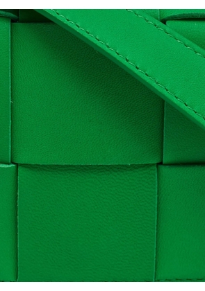 Bottega Veneta Pre-Owned Candy Cassette Intrecciato crossbody bag - Green