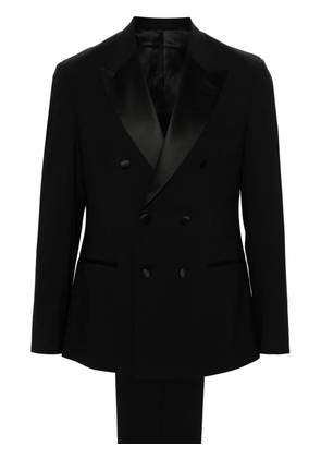 Eleventy double-breasted suit - Black