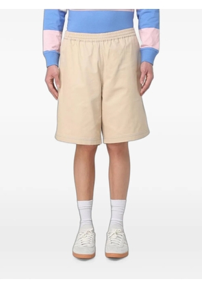 Bonsai elasticated-waist cotton shorts - Neutrals